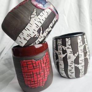 Handmade Birch Tree Mug