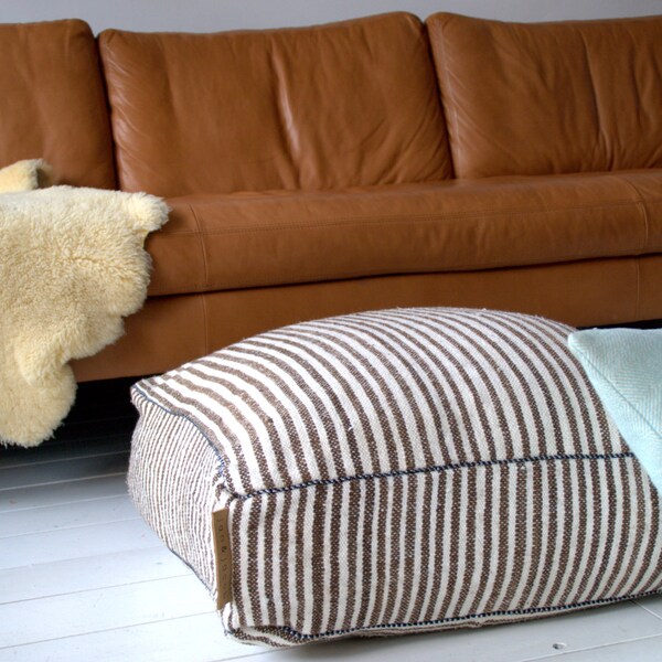 Summer Sale! Last pieces!handmade kilim Moroccan pouf / osmane/ puff/ ottoman / foot stool made by Jan&Jacob