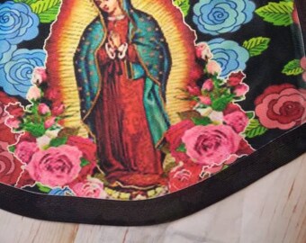 Virgen de Guadalupe face mask washable breathable custom printed mask