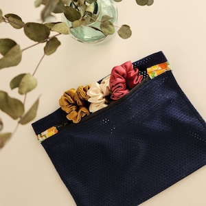Sac à linge en filet chouchou - Sac de lavage du visage réutilisable pour masques, rondelles de coton, articles délicats, lingerie, vêtements de bébé, chaussettes