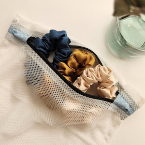Sac à linge en filet / Lingettes pour masques réutilisables Trousse de lavage / Sac de lavage délicat / Sac de lavage / Petit sac à linge / Sac de nettoyage / Bas de Noël