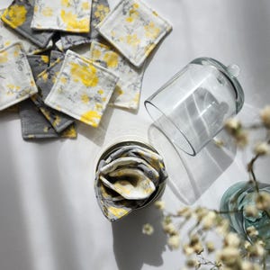 Cotton Squares Reusable Washable Make up Remover- Cotton Rounds / Gifts for Her| Stocking Stuffer