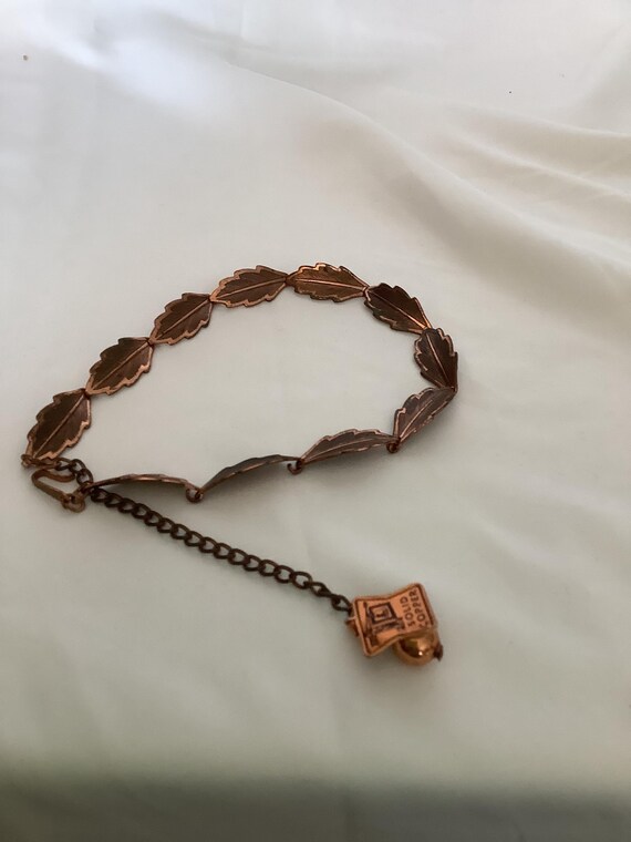 solid copper bracelet - image 1