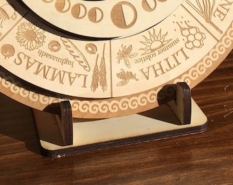 Stand for Wheel of the Year, Ouija Board, Large Pendulum Boards | Display Collapsible Wooden Stand