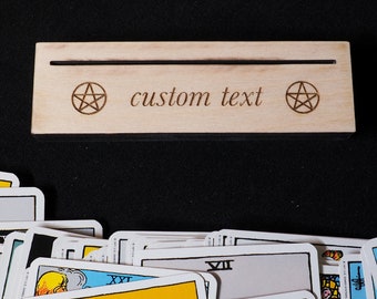 Custom Tarot Card Holder | Divination Oracle Card Stand