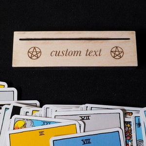Custom Tarot Card Holder | Divination Oracle Card Stand