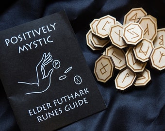 Elder Futhark Rune Set Maple Laser Cut Octagon Square Circle