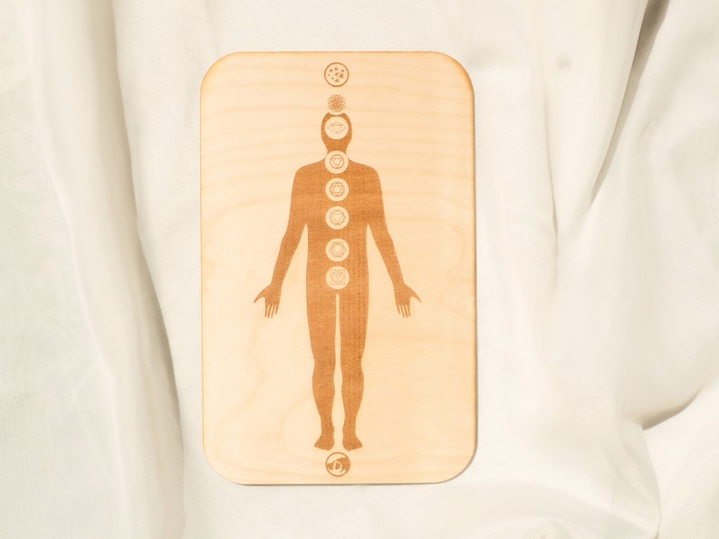 Chakra Healing Board Distance Reiki Chart Wooden Altar Etsy