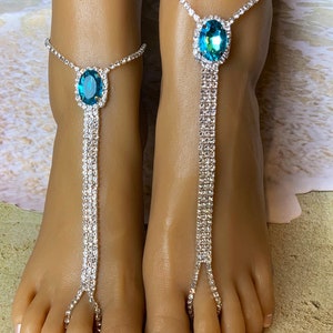 Barefoot Sandals/Wedding Barefoot Sandals/Beach Wedding Jewelry/Beach Barefoot Sandals/Crystal Barefoot Sandals/Rhinestone Barefoot Sandals
