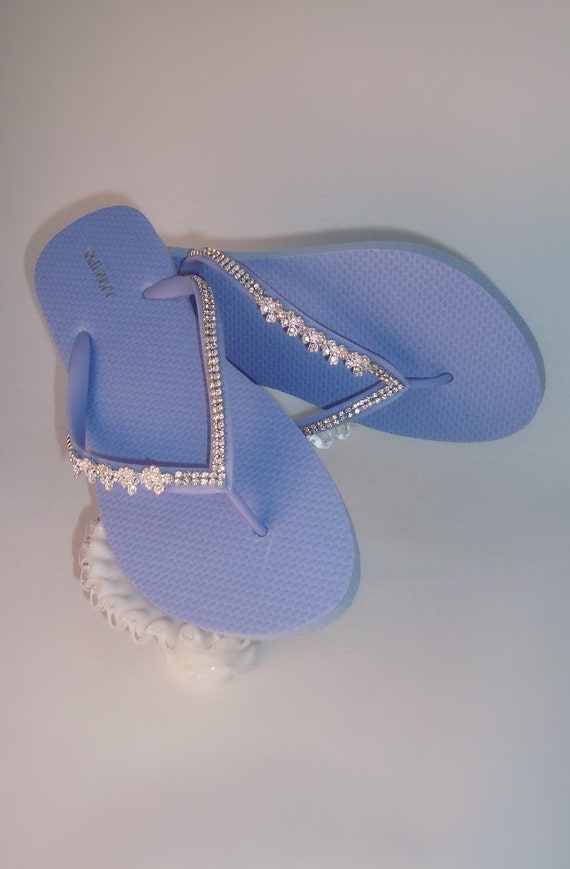 rhinestone flip flops