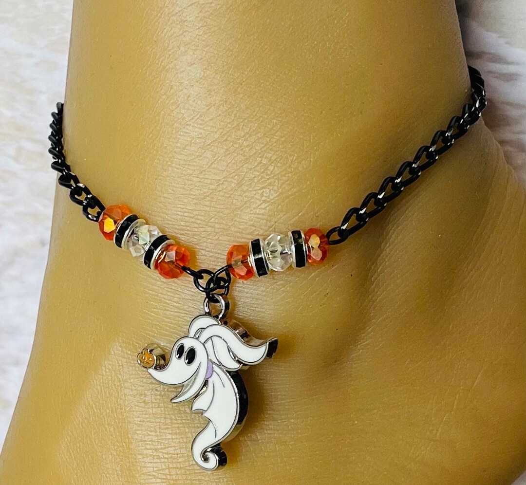 Disney nightmare Before Christmas Zero Anklet/halloween Etsy