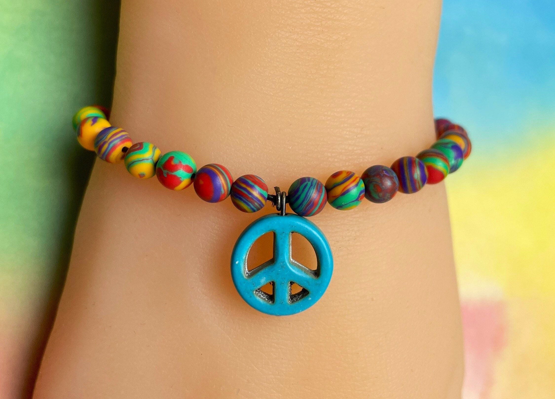 Peace Beads Bracelet