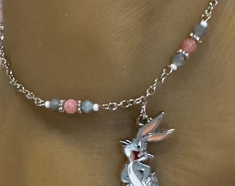 Anklet/Looney Tunes Bugs Bunny Anklet/Bugs Bunny Ankle Bracelet/Looney Tunes Jewelry
