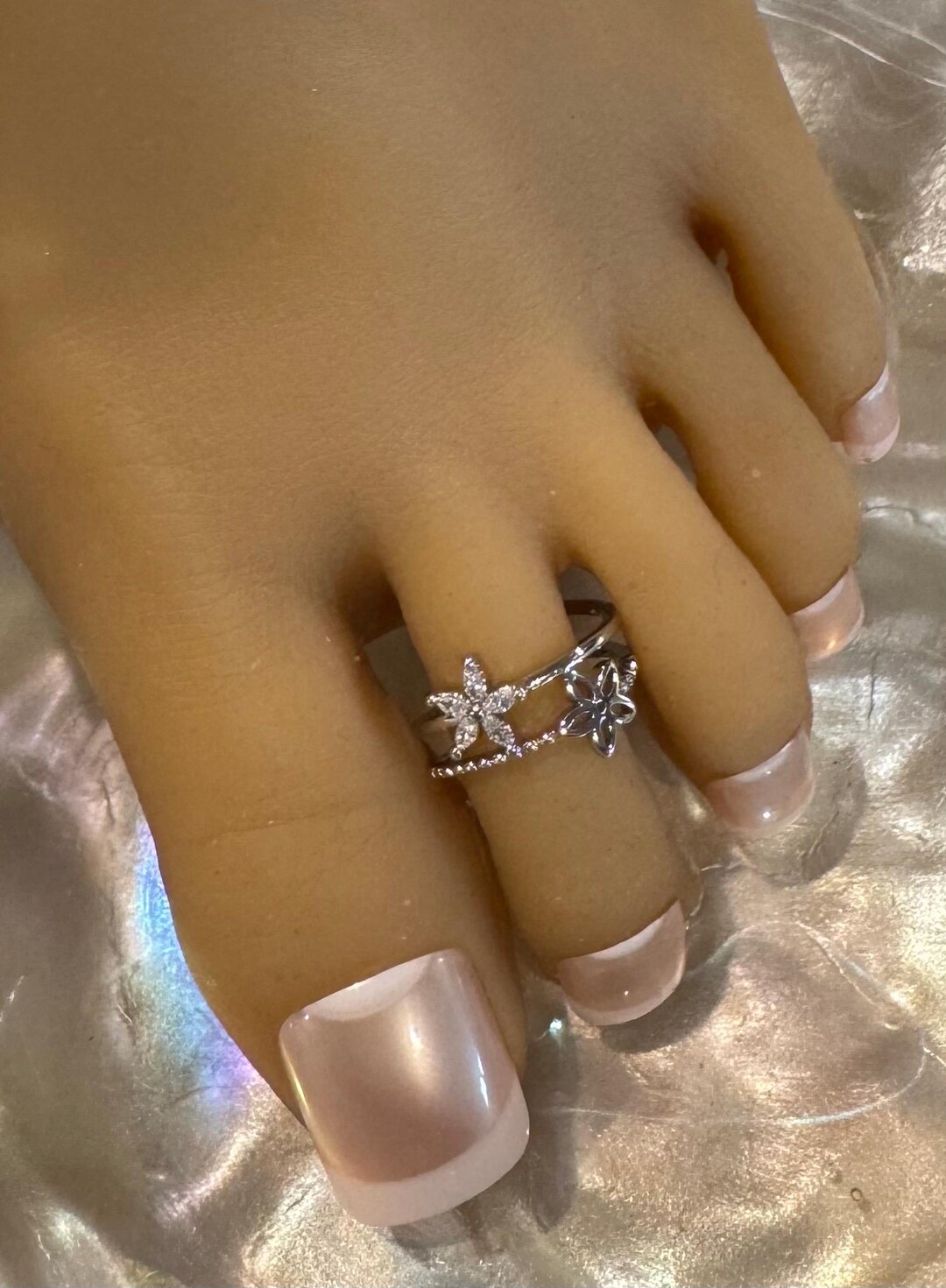 ANGEL WING TOE RING SILVER - coyseio