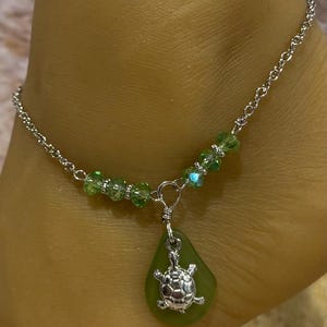Anklet/Turtle Ankle Bracelet/Turtle Anklet/Silver Turtle Ankle Bracelet/Beach Jewelry/Foot Jewelry/Ankle Jewelry/Sea Turtle Anklet