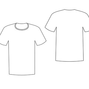 Peut inclure: Deux t-shirts blancs à manches courtes et col rond. Les t-shirts sont présentés de face et de dos.