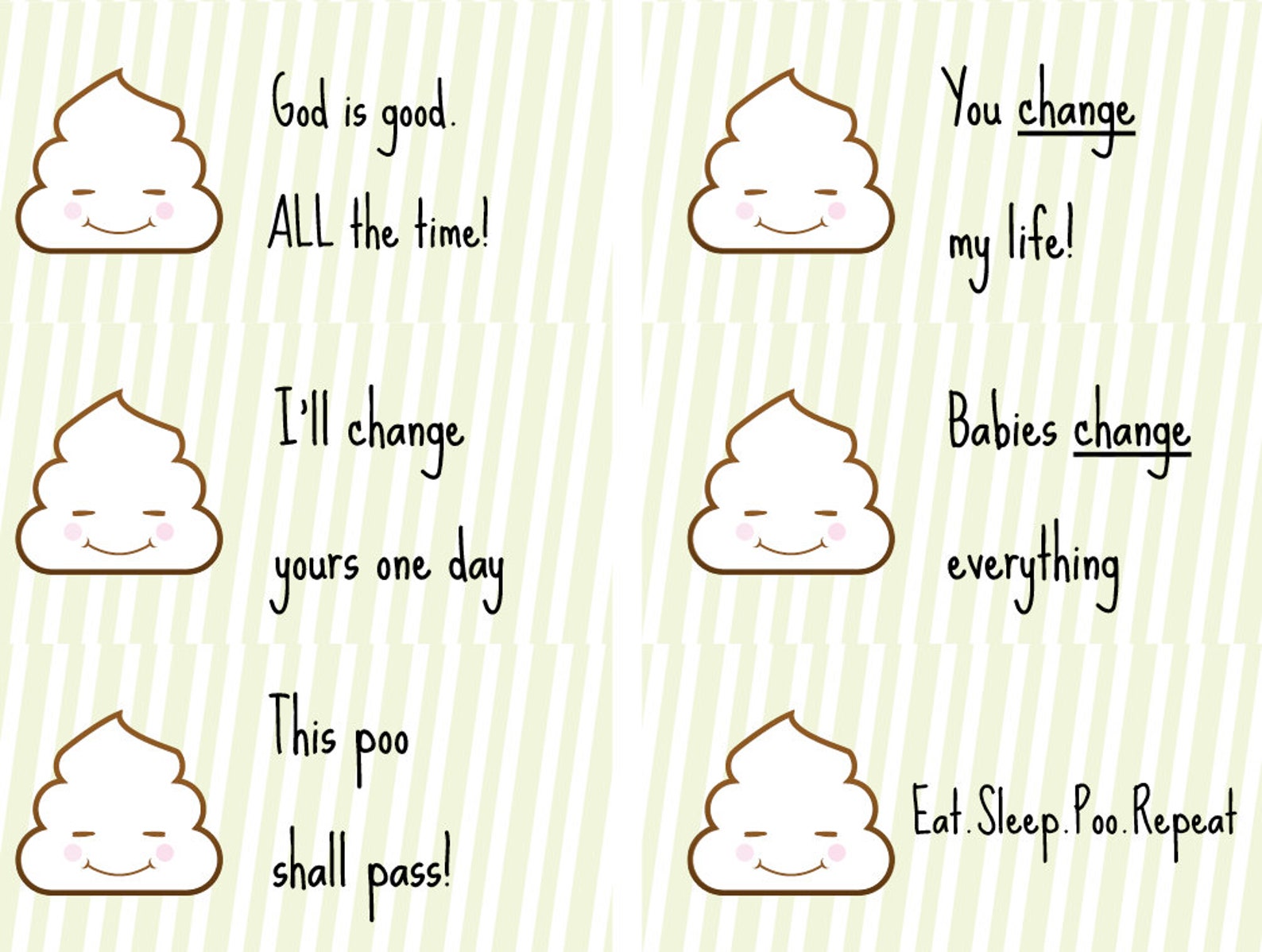Hilarious Diaper Labels | Etsy