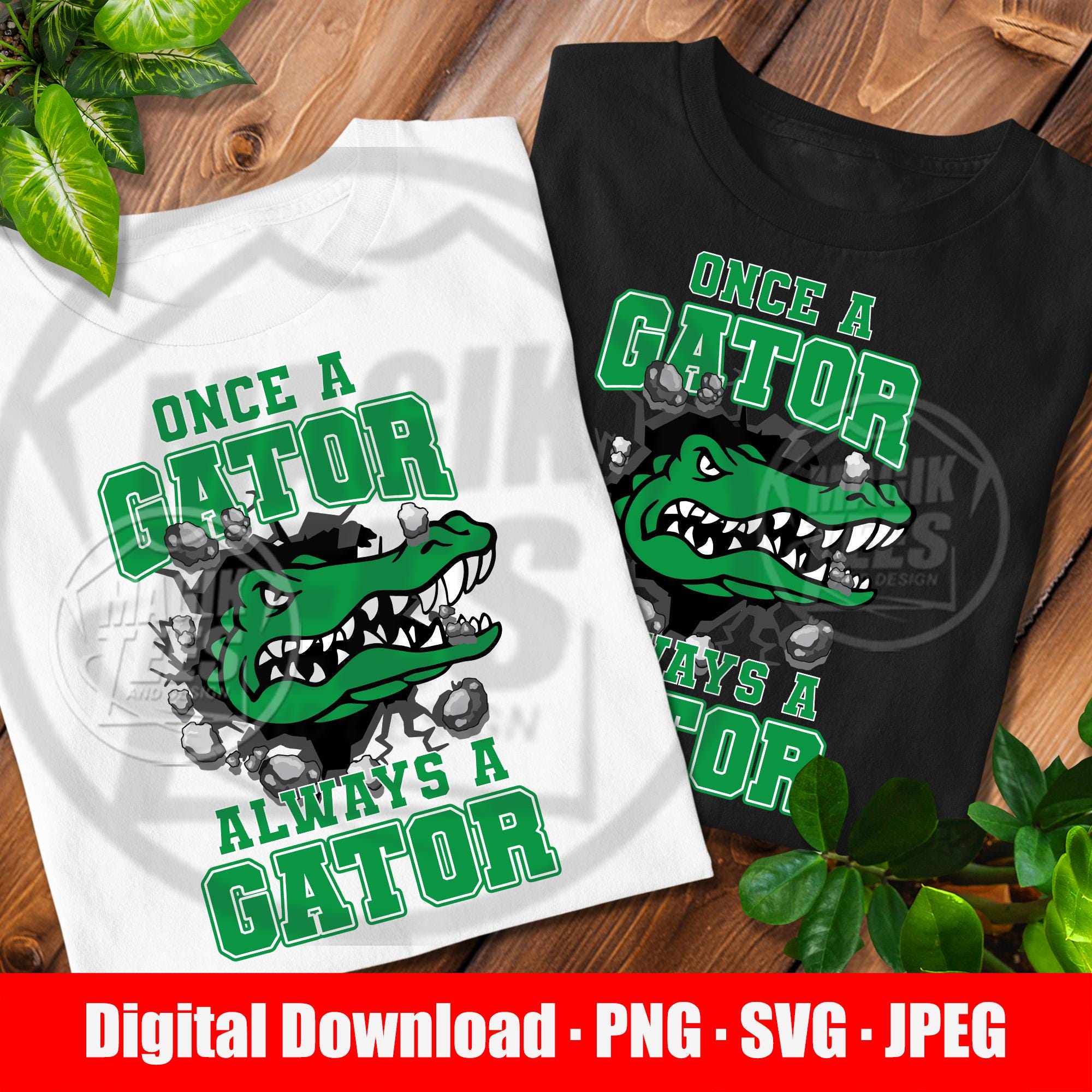 green gators dress code Once A Gator Always A Gator | School Spirit (Digital Download) | Mascot Pride Logo Elegant Long Sleeve Black Dress