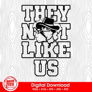 Sie mögen uns nicht, Outlaws | Schulgeist Digitaler Download | Lustiger Trendy Slang | Maskottchen Pride Logo | PNG, SVG, JPEG, pdf, eps