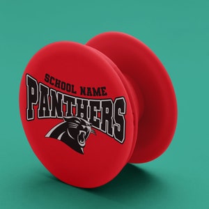 Mascota escolar personalizada de Panthers / Personalizar con nombre y color de la escuela png, eps, jpg, svg, pdf imagen 4