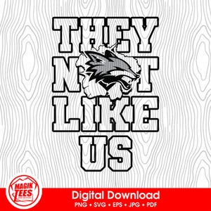 Sie mögen uns Füchse nicht | Schulgeist Digitaler Download | Lustiger Trendy Slang | Maskottchen Pride Logo | PNG, SVG, JPEG, pdf, eps
