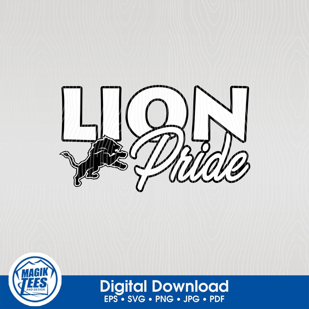 Lion Pride School Spirit Mascot Claw Mark Png, Eps, Jpg, Svg, Pdf - Etsy