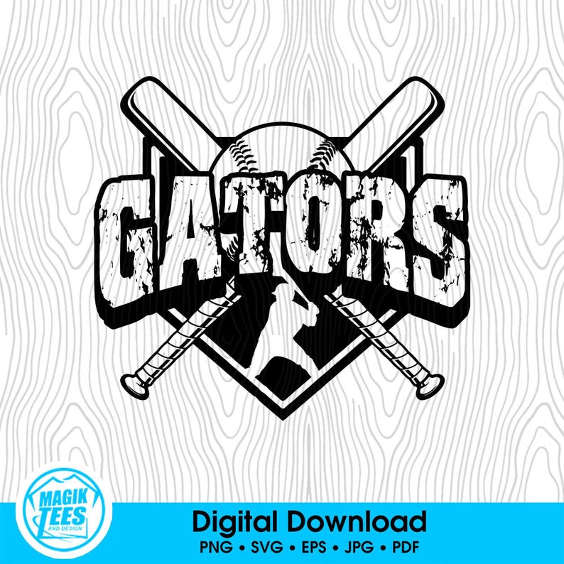 Gators Pdf Gators Baseball | Baseball Team Mascot | Matching Baseball Team Wear ...