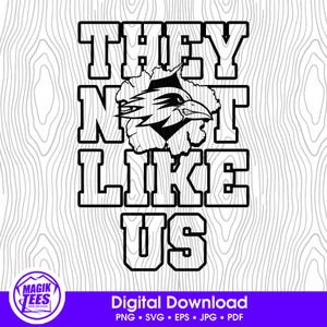 Sie Mögen Wir Raben nicht | Schulgeist Digitaler Download | Lustiger Trendy Slang | Maskottchen Pride Logo | PNG, SVG, JPEG, pdf, eps
