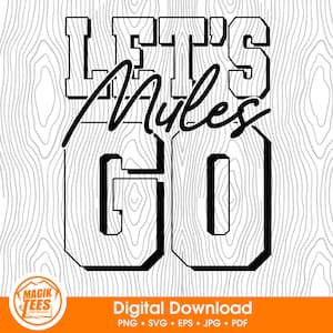 Let´s Go Pantoletten | Schulgeist Digitaler Download | Maskottchen Schule stolz | Teamsport-Fan | PNG, SVG, JPEG, eps, pdf