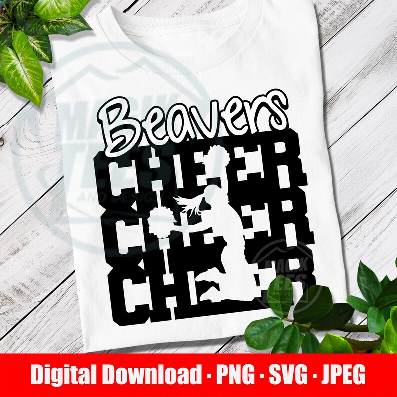 Beavers Cheer | Back to School Cheerleader Spirit | PNG, SVG, JPEG ...