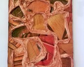 Wall art Mixed media wall sculpture Modern wall art Unusual wall art mixed media collage art Decorative wall art Home wall decor