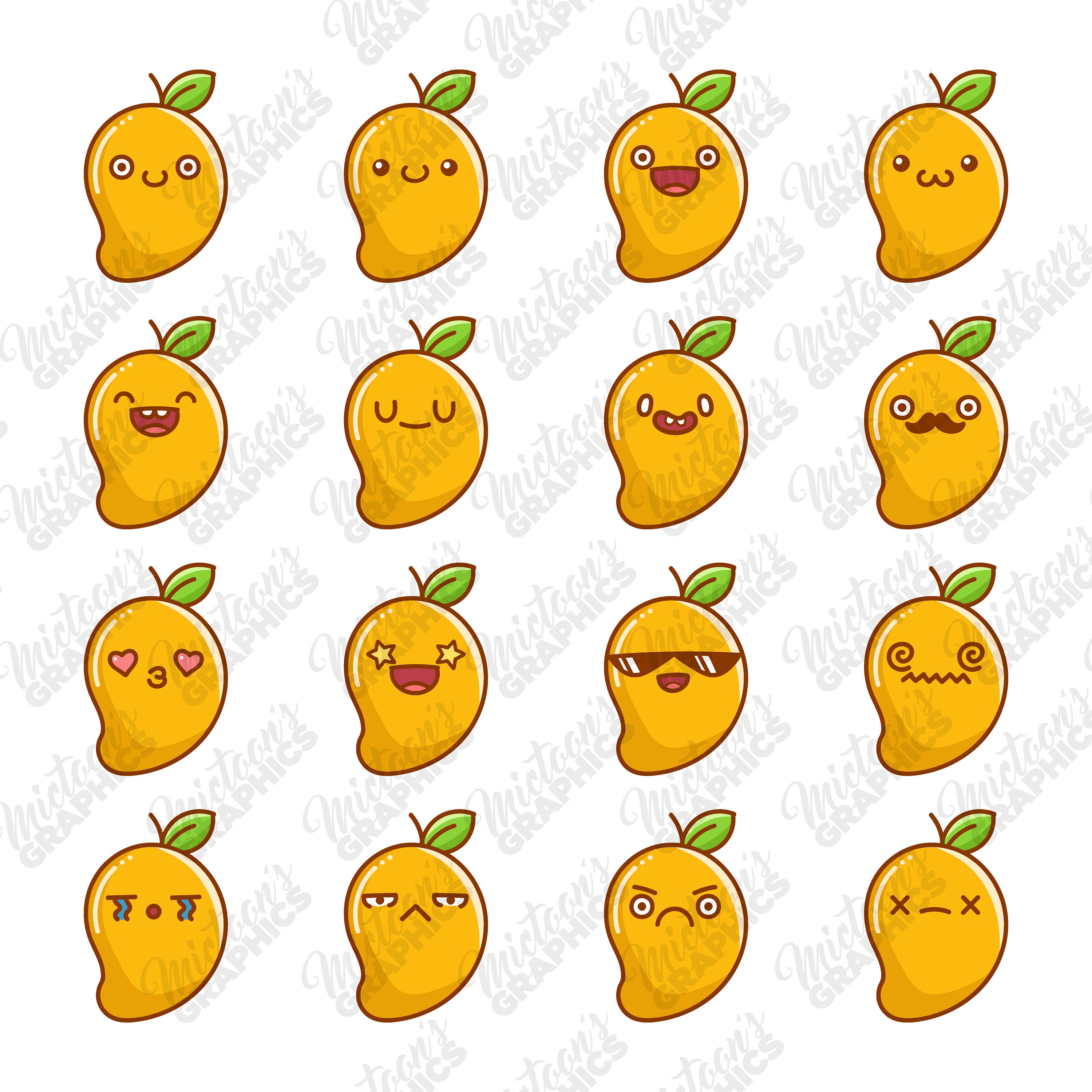 Kawaii Emoji Mango Fruit Clipart Cute Mango PNG Vector EPS - Etsy Kawaii Emoji Mango Fruit Clipart Cute Mango PNG Vector EPS - Etsy