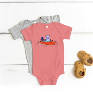 Grateful Dead Onesie Baby Dancing Bear Terrapin Turtle in boat