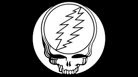 Grateful Dead Stealie W/bolt W/out Bolt - Etsy