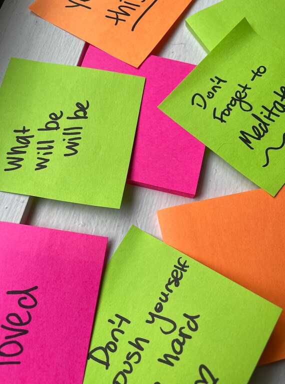 Words of affirmation encouragement love sticky notes of Etsy