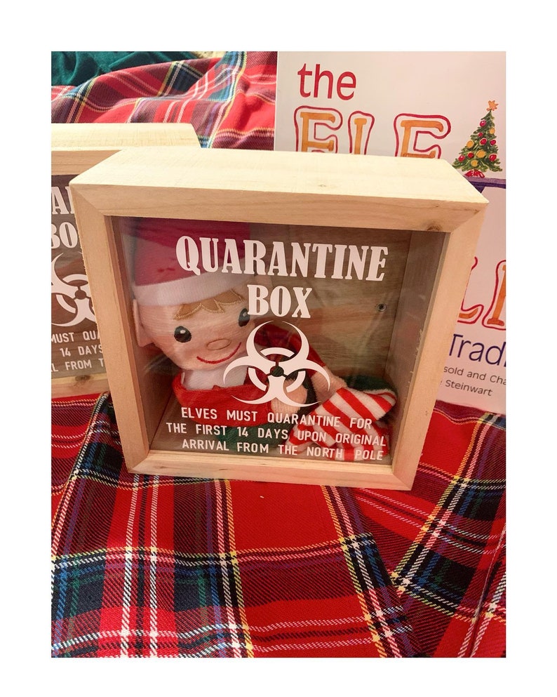 Elf on the Shelf Quarantine Box Etsy
