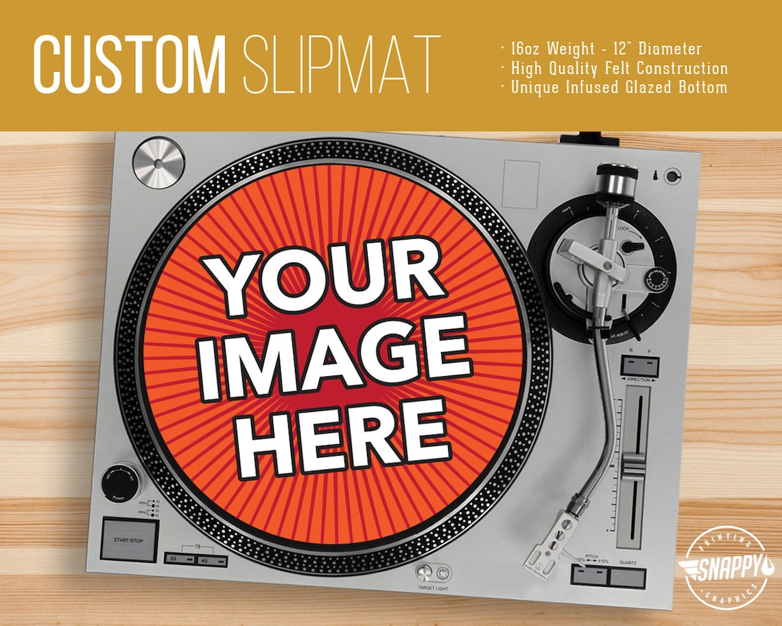 Custom Turntable Slipmat 12 LP Record Player DJ Pad Etsy