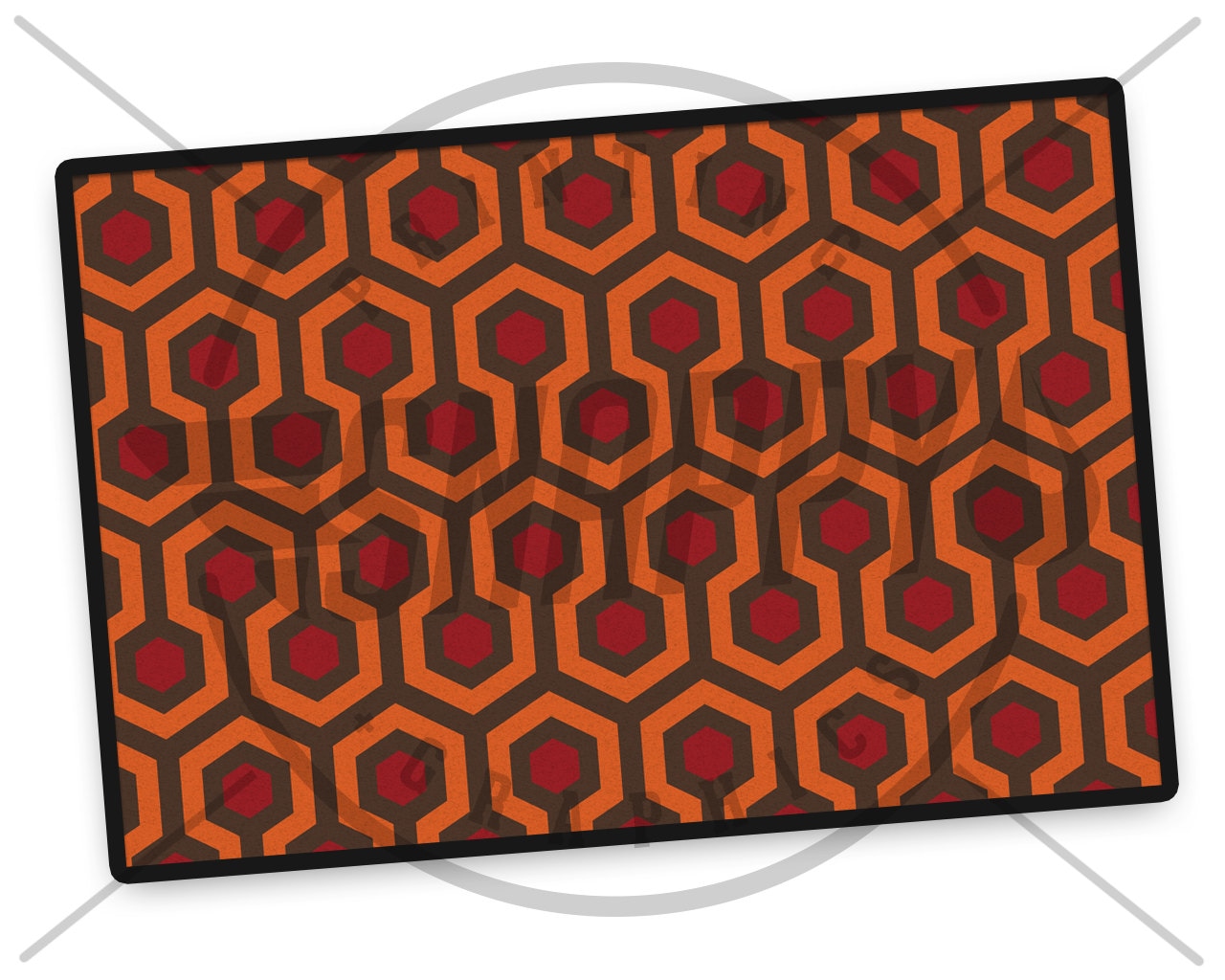 Overlook Hotel Carpet Pattern Welcome Mat/doormat/rug - Etsy
