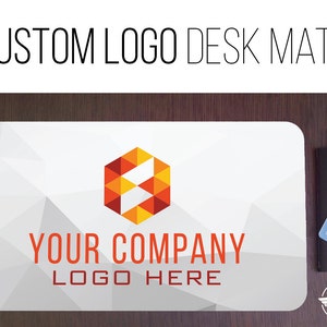 Custom Logo Desk Mat/Extended Mousepad - 3 Sizes - High Quality Digital Print - Hand Washable Extended Mousepad