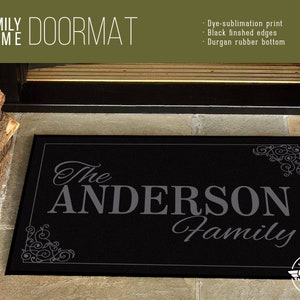 Personalized Doormat - Custom Doormat - 24" x 36" - High Quality Digital Print, Dye-Sublimation, Weatherproof - Indoor/Outdoor