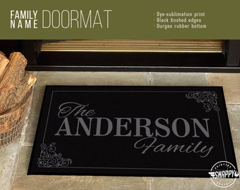 Personalized Doormat - Custom Doormat - 24&quot; x 36&quot; - High Quality Digital Print, Dye-Sublimation, Weatherproof - Indoor/Outdoor