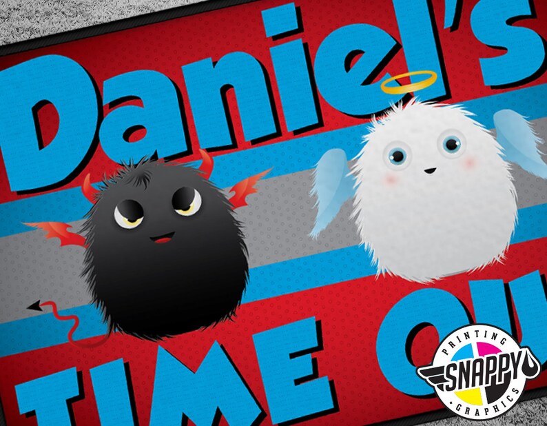 Personalized Time Out BOYS or GIRLS Mat/rug 24 X - Etsy