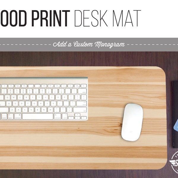 Wood Desk Mat Etsy