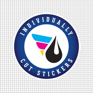 Individually Cut Stickers - Have your stickers be easily stacked while still maintaing the custom shape