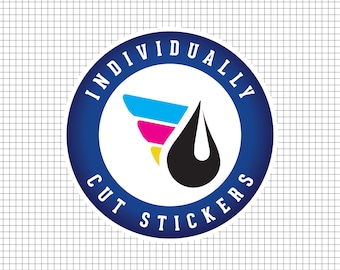 Stickers découpés individuellement - Empilez facilement vos stickers tout en conservant leur forme personnalisée.