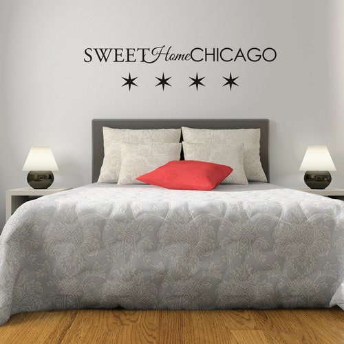 Sweet Home Chicago Wall Decal Custom Wall Decal Wall Decor Etsy