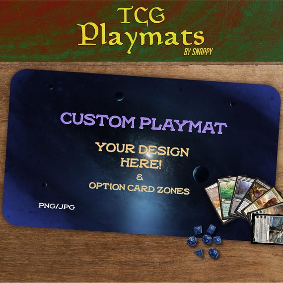 Custom TCG Playmat - Dye Sublimation, Custom Game Mat
