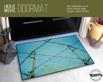 Indie Movie Doormat – Dye-Sublimation Print, Indoor/Outdoor Rug