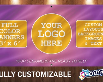 Custom Vinyl Banner - Trade shows, Weddings, Parties, Sales, Special Events, & More!