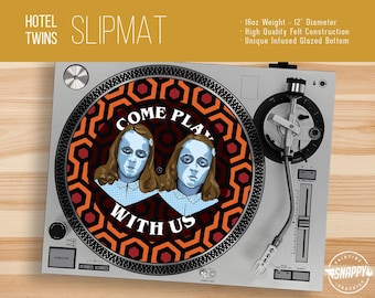 Hotel Twins Turntable Slipmat – Glazed Bottom, 16oz Felt